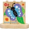 EverEarth Von Der Raupe Zum Schmetterling - Stapelpuzzle -Babyprodukte everearth von der raupe zum schmetterling stapelpuzzle