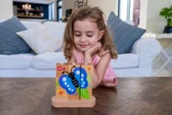 EverEarth Von Der Raupe Zum Schmetterling - Stapelpuzzle -Babyprodukte everearth von der raupe zum schmetterling stapelpuzzle 4