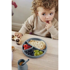 Esslernteller Silikon, Harmony Green 9 Esslernteller Silikon, Harmony Green -Babyprodukte everyday baby esslernteller silikon harmony green 3