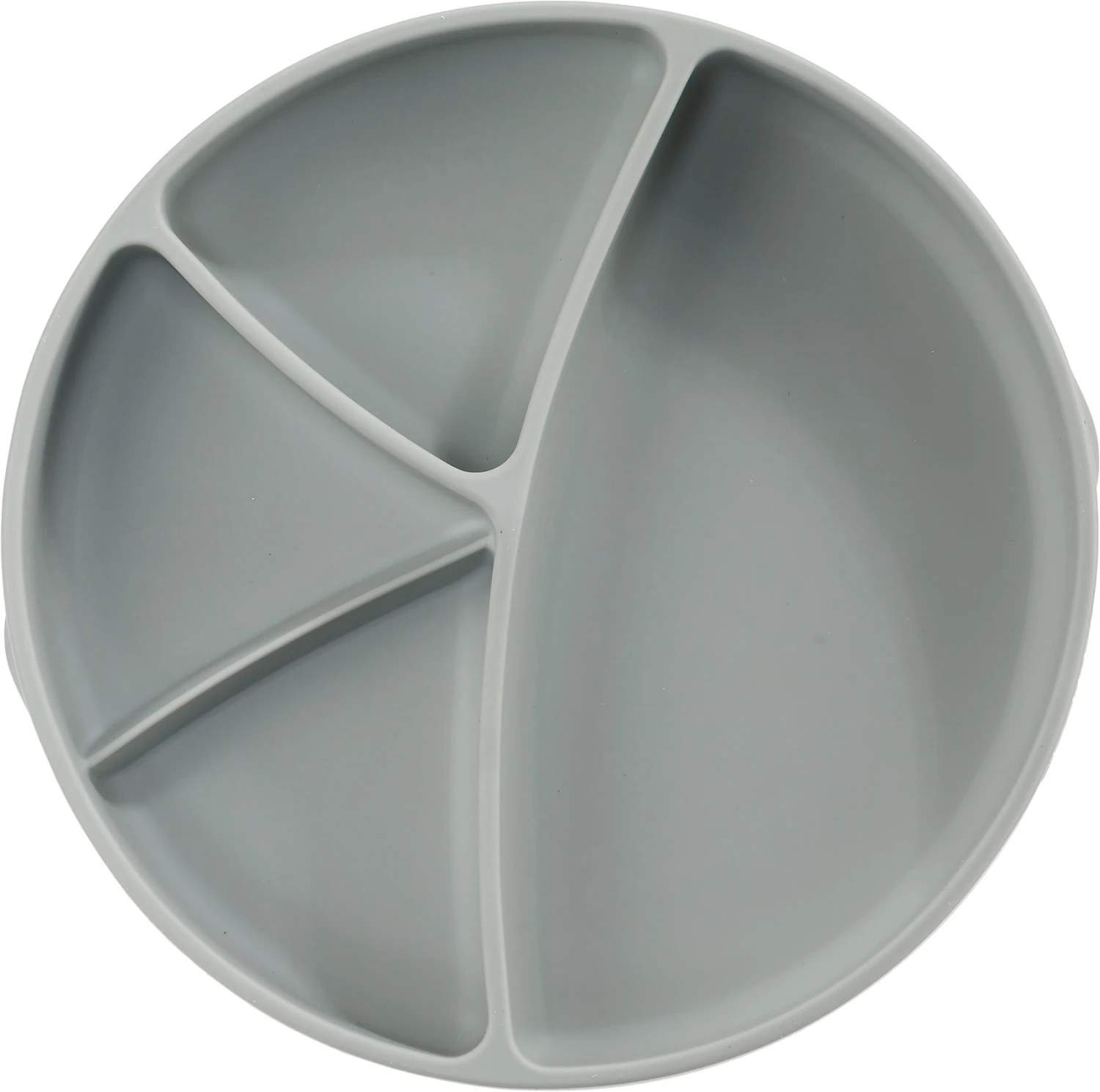 Esslernteller Silikon, Quiet Grey 4 Esslernteller Silikon, Quiet Grey – Bild 2