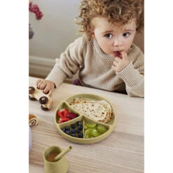 Esslernteller Silikon, Soft Yellow -Babyprodukte everyday baby esslernteller silikon soft yellow 3