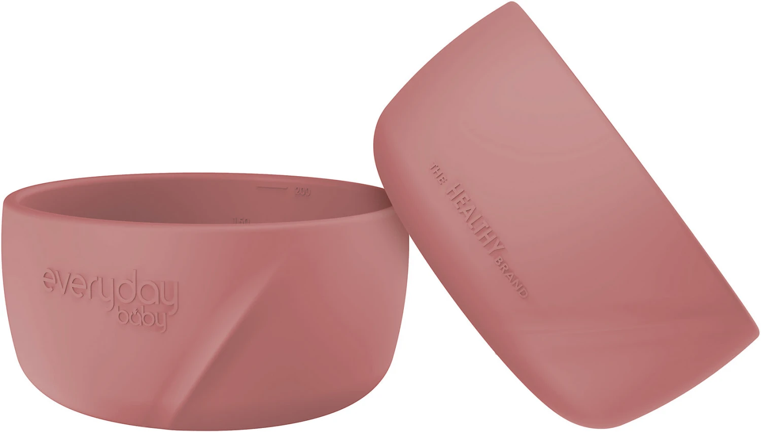 Silikon Schälchen-Set 2 Stk, Nature Red 2 Silikon Schälchen-Set 2 Stk, Nature Red