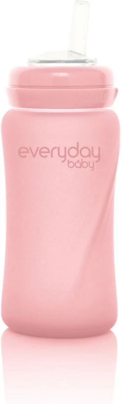 Straw Bottle Healhty Rosa Pink, Glas, 150 Ml -Babyprodukte everyday baby straw bottle healhty rosa pink glas 150 ml 6