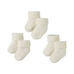 Ewers 3er-Pack Erstlingssocken In Beige