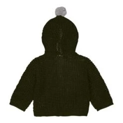 Strickjacke Mit Kapuze In Grau -Babyprodukte feetje strickjacke mit kapuze in grau 1