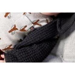 Strickjacke Mit Kapuze In Grau -Babyprodukte feetje strickjacke mit kapuze in grau 4