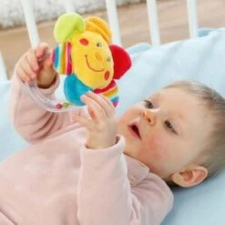 Fehn Greifling Blume Mit Rasselring Classic Stars In Mehrfarbig -Babyprodukte fehn greifling blume mit rasselring classic stars in mehrfarbig 3