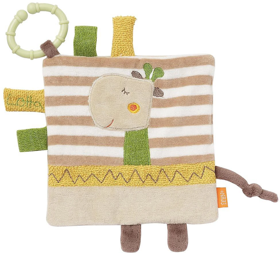 Fehn Knistertuch Giraffe Mit Ring 3 Fehn Knistertuch Giraffe Mit Ring
