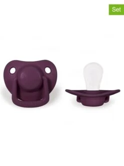 Filibabba 2er-Set: Schnuller In Pflaume