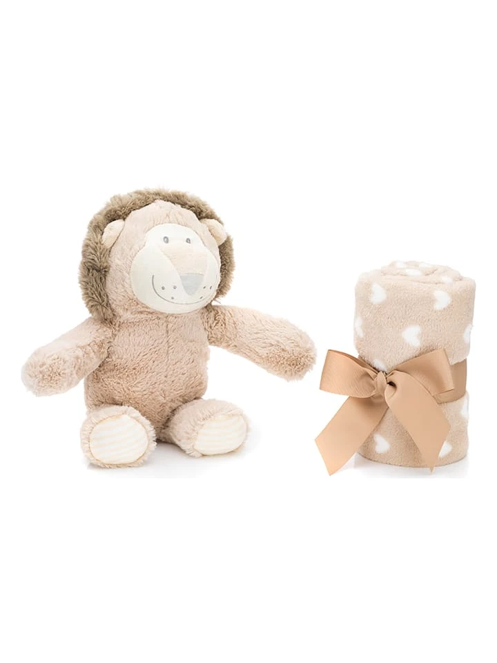 Fillikid 2tlg. Set: Kuscheltier Und Decke "Löwe" - Ab Geburt 4 Fillikid 2tlg. Set: Kuscheltier Und Decke "Löwe" - Ab Geburt – Bild 2