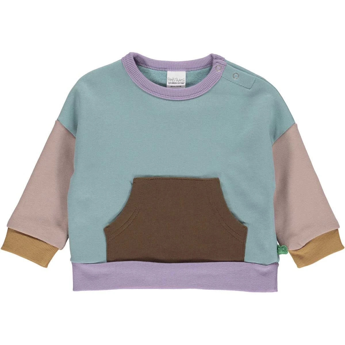 Babysweatshirt In Mineral 3 Babysweatshirt In Mineral