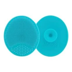 Massage- Und Badebürste In Blau -Babyprodukte frida baby massage und badeburste in blau 2