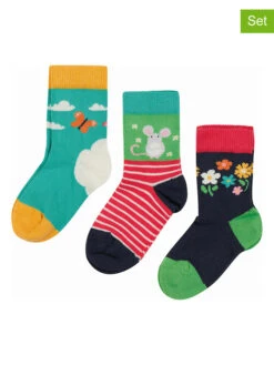 Frugi 3er-Set: Socken In Bunt