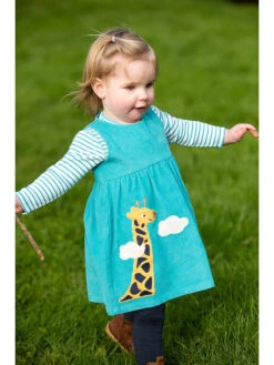 Frugi Cordkleid In Türkis -Babyprodukte frugi cordkleid in turkis 1