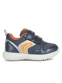 Geox Sneakers In Blau/ Orange