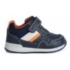 Geox Sneakers "Rishon" In Dunkelblau/ Orange