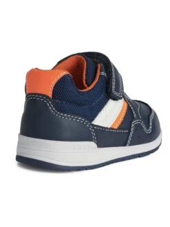 Geox Sneakers "Rishon" In Dunkelblau/ Orange -Babyprodukte geox sneakers rishon in dunkelblau orange 3