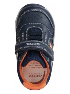 Geox Sneakers "Rishon" In Dunkelblau/ Orange -Babyprodukte geox sneakers rishon in dunkelblau orange 4