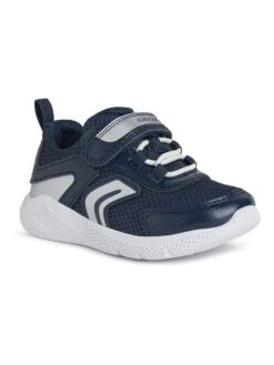 Geox Sneakers "Sprintye" In Dunkelblau/ Silber -Babyprodukte geox sneakers sprintye in dunkelblau silber 1