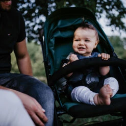 Buggy SMILOO HAPPY+, Black/cognac, Steel Grey -Babyprodukte gesslein buggy smiloo happy black cognac steel grey 2