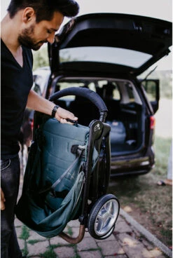 Buggy SMILOO HAPPY+, Black/cognac, Steel Grey -Babyprodukte gesslein buggy smiloo happy black cognac steel grey 5