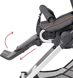 Kombi Kinderwagen FX4 Classic Inkl. C4 Wanne, Gestell Elox/tabak, Blau -Babyprodukte gesslein kombi kinderwagen fx4 classic inkl c4 wanne gestell elox tabak blau 6