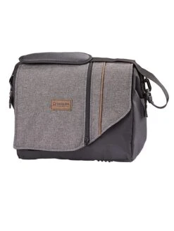 Wickeltasche "N°3" In Grau/ Schwarz - (B)37,5 X (H)30 X (T)18 Cm