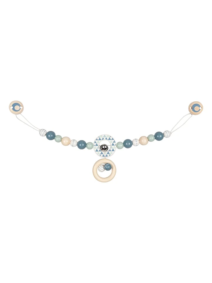 Goki Kinderwagenkette In Hellblau/ Blau/ Natur - (L)40 Cm 3 Goki Kinderwagenkette In Hellblau/ Blau/ Natur - (L)40 Cm