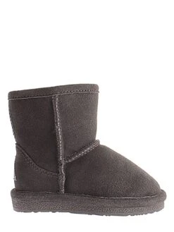 Leder-Winterboots "Ethel Toddler" In Anthrazit -Babyprodukte gooce leder winterboots ethel toddler in anthrazit 1