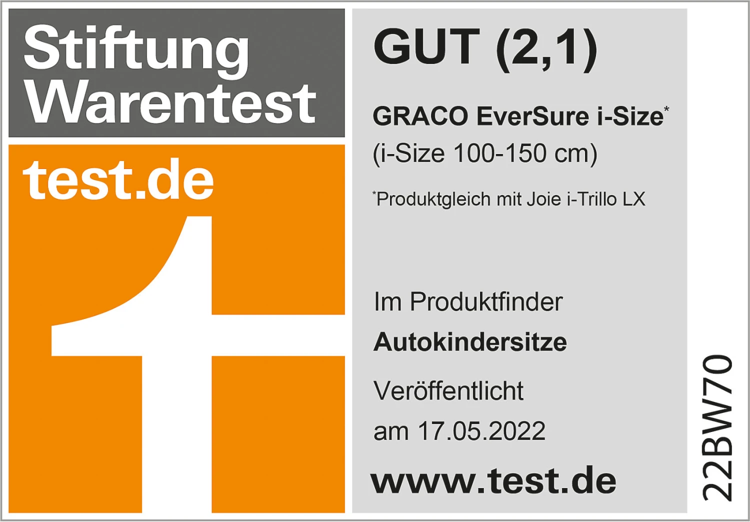 Graco Auto-Kindersitz EverSure I-Size, Iron 4 Graco Auto-Kindersitz EverSure I-Size, Iron – Bild 2