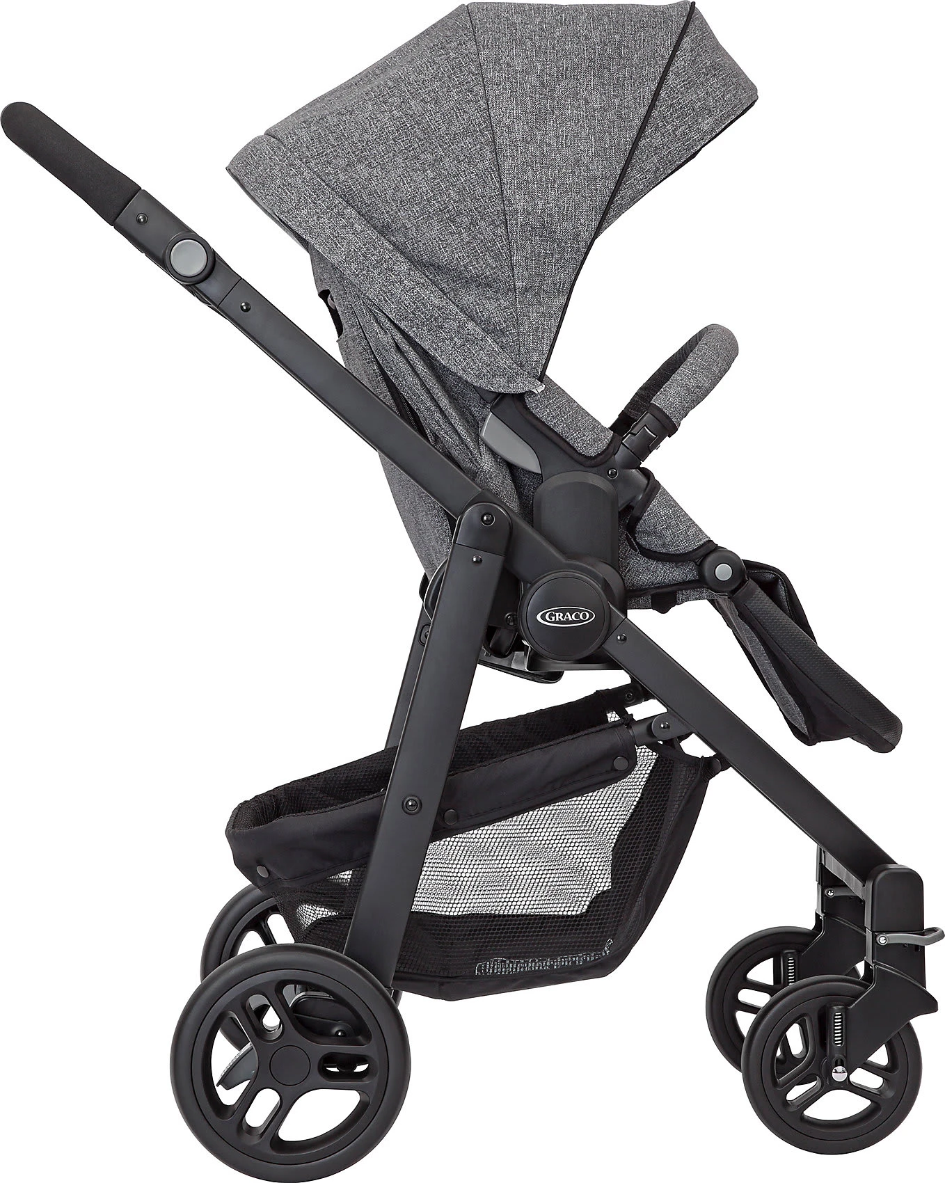 Graco Kombi Kinderwagen Evo Trio Inkl. Babyschale SnugEssentials I-Size, Suits Me 8 Graco Kombi Kinderwagen Evo Trio Inkl. Babyschale SnugEssentials I-Size, Suits Me – Bild 6