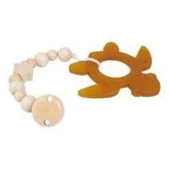 Bio-Beißring Aus Naturkautschuk In Braun -Babyprodukte grunspecht bio beissring aus naturkautschuk in braun 2