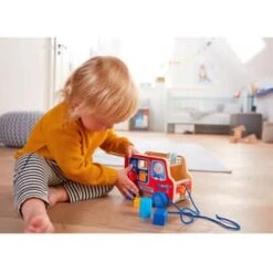 Haba Nachziehspielzeug Feuerwehrauto In Mehrfarbig -Babyprodukte haba nachziehspielzeug feuerwehrauto in mehrfarbig 2