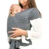 Baby Wrap "STONE" In Steingrau -Babyprodukte hanschenklein baby wrap stone in steingrau