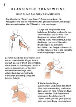Ring Sling Tragetuch "ASH" In Hellgrau Mit Schwarzen Ringen 10 Ring Sling Tragetuch "ASH" In Hellgrau Mit Schwarzen Ringen -Babyprodukte hanschenklein ring sling tragetuch ash in hellgrau mit schwarzen ringen 3