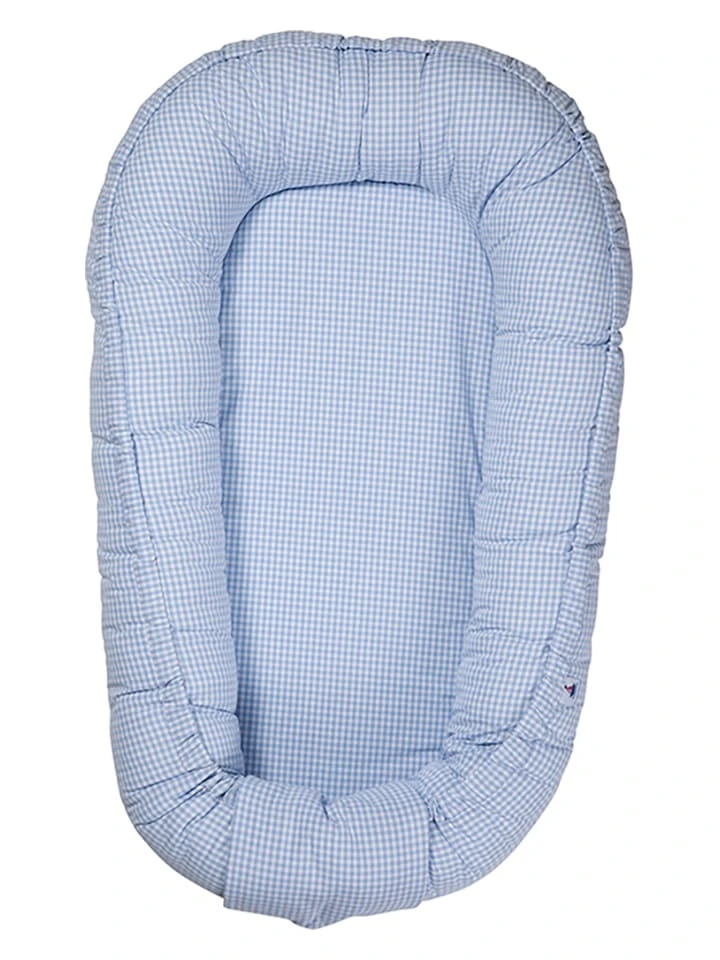 Babynestchen In Hellblau - (L)78 X (B)43 Cm 3 Babynestchen In Hellblau - (L)78 X (B)43 Cm