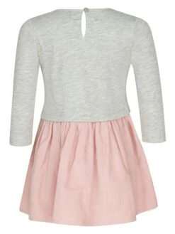 Kleid In Grau/ Rosa -Babyprodukte happy girls by eisend kleid in grau rosa 1