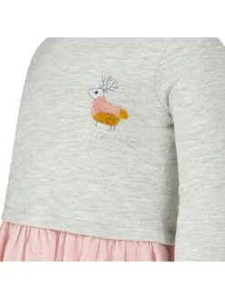 Kleid In Grau/ Rosa -Babyprodukte happy girls by eisend kleid in grau rosa 2