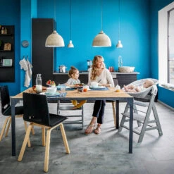 HAUCK Bouncer 2in1 Für Hochstuhl Alpha+ Und Beta+ Newborn Set, Stretch Grey -Babyprodukte hauck bouncer 2in1 fur hochstuhl alpha und beta newborn set stretch grey 3