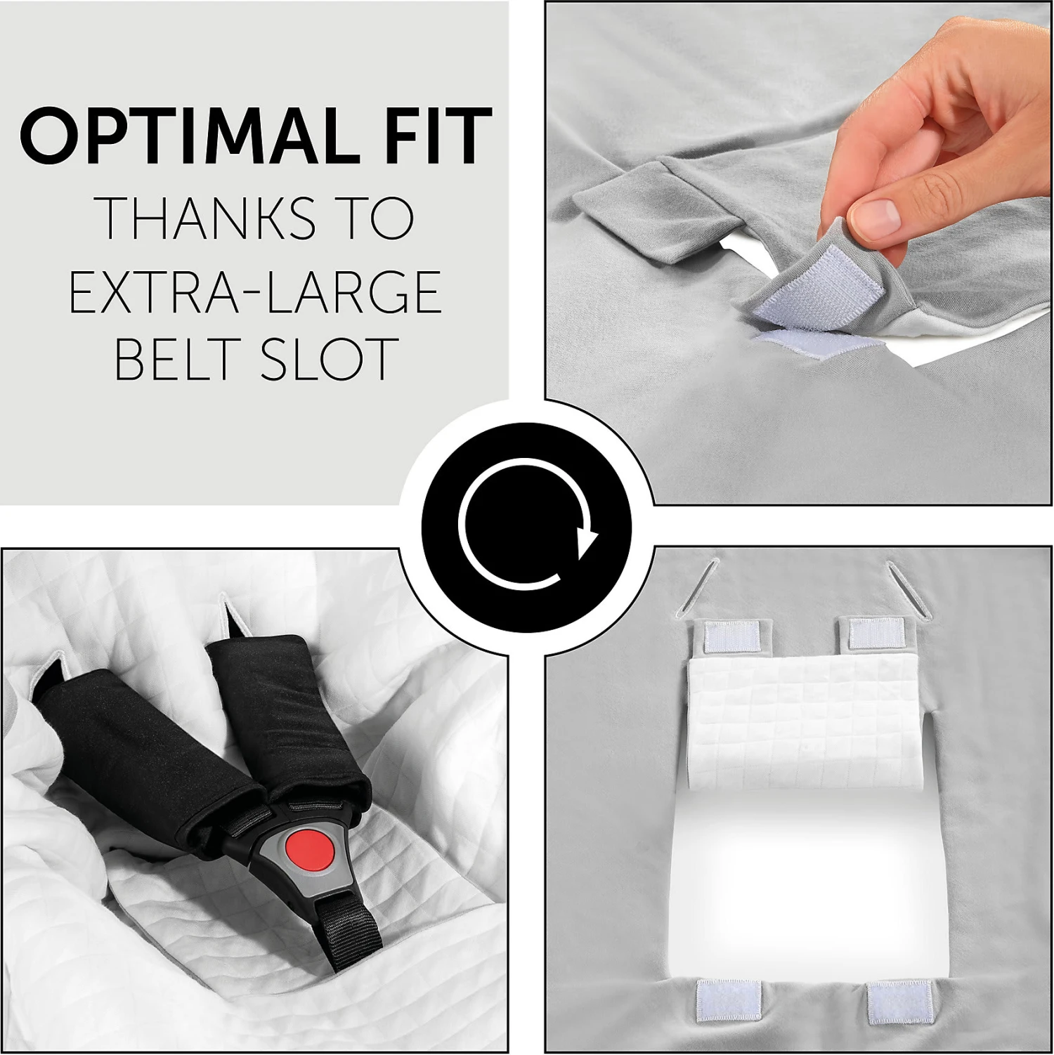 HAUCK Einschlagdecke Snuggle N Dream, Grey 12 HAUCK Einschlagdecke Snuggle N Dream, Grey – Bild 10