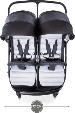 HAUCK Geschwisterwagen Rapid 3R Duo, Silver/Charcoal -Babyprodukte hauck geschwisterwagen rapid 3r duo silver charcoal 3