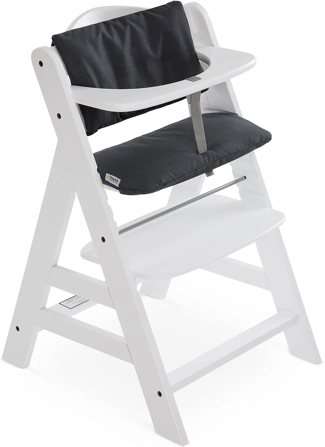 HAUCK Sitzauflage Highchair Pad Deluxe, Melange Charcoal 6 HAUCK Sitzauflage Highchair Pad Deluxe, Melange Charcoal – Bild 4