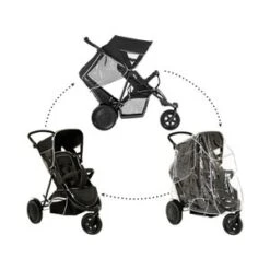 HAUCK Zwillingswagen Freerider In Schwarz -Babyprodukte hauck zwillingswagen freerider in schwarz 9