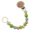 Schnullerkette In "natur/apfelgrün" 1 Schnullerkette In "natur/apfelgrün" -Babyprodukte hess holzspielzeug schnullerkette in natur apfelgrun