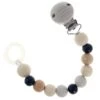Schnullerkette In Natur / Schwarz 2 Schnullerkette In Natur / Schwarz -Babyprodukte hess holzspielzeug schnullerkette in natur schwarz