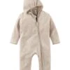 Fleece-Overall In Düne -Babyprodukte hessnatur fleece overall in dune