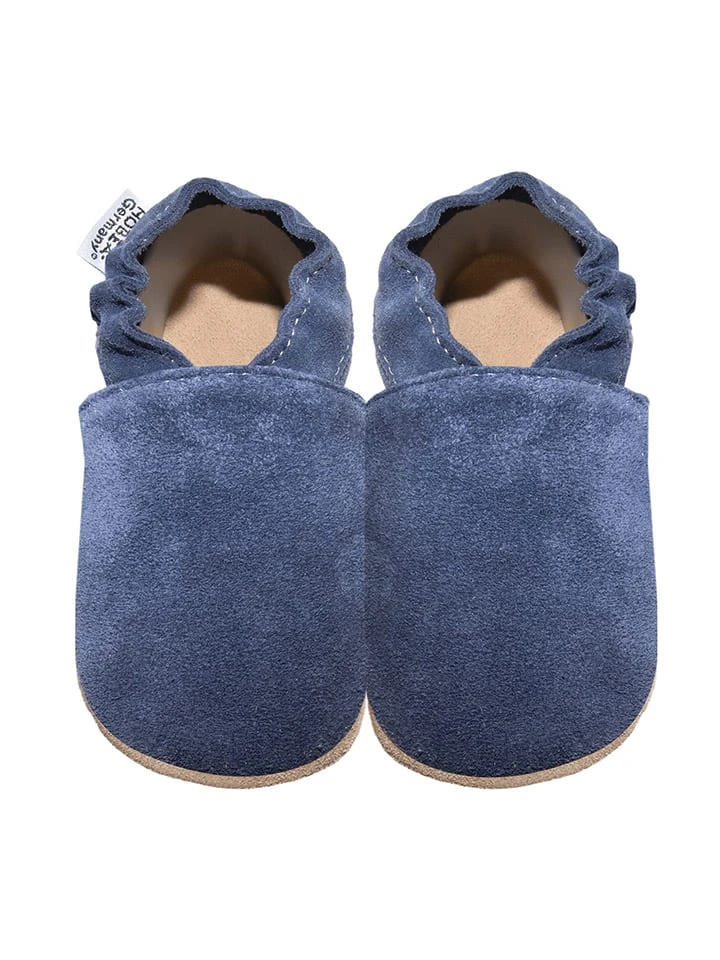 Leder-Lauflernschuhe In Dunkelblau 3 Leder-Lauflernschuhe In Dunkelblau