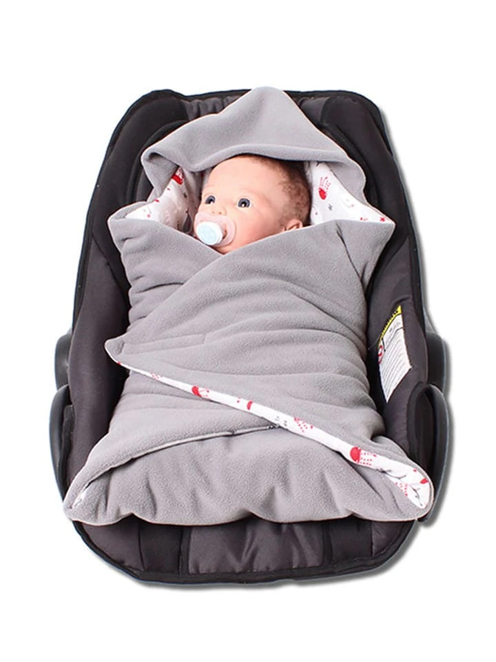 Winter-Einschlagdecke In Grau/ Rot - (L)70 X (B)70 Cm 4 Winter-Einschlagdecke In Grau/ Rot - (L)70 X (B)70 Cm – Bild 2