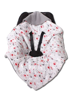 Winter-Einschlagdecke In Grau/ Rot - (L)70 X (B)70 Cm 7 Winter-Einschlagdecke In Grau/ Rot - (L)70 X (B)70 Cm -Babyprodukte hobea winter einschlagdecke in grau rot l 70 x b 70 cm 2