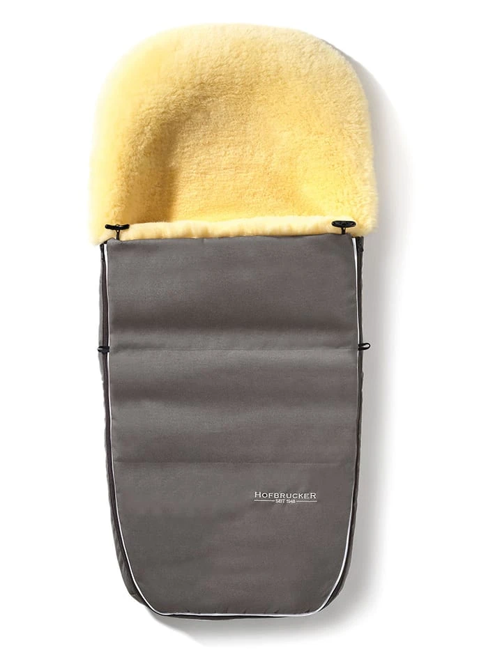 Lammfell-Fußsack "Polaris" In Grau - (L)105 X (B)40 Cm 3 Lammfell-Fußsack "Polaris" In Grau - (L)105 X (B)40 Cm